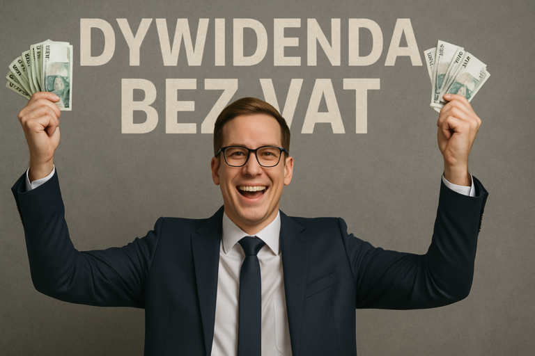Spółka komandytowa nie musi płacić VAT od wypłaconej dywidendy